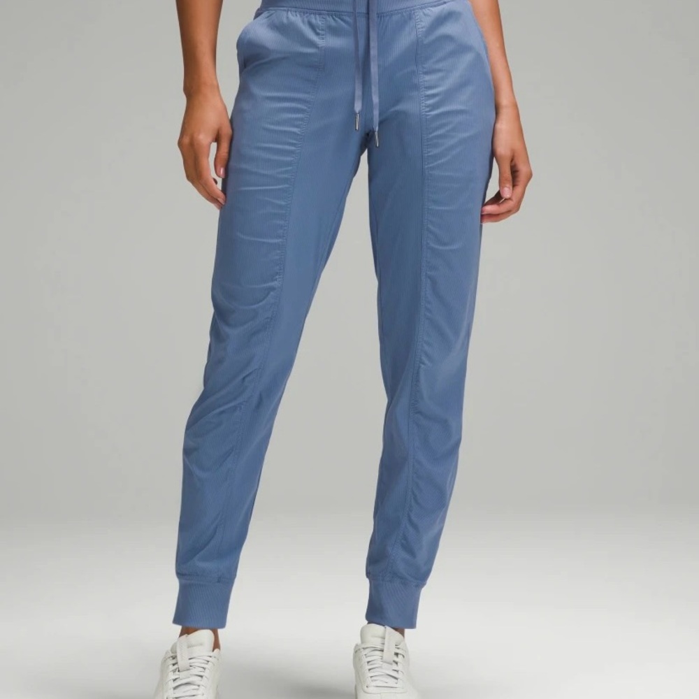 Lululemon Athletica Blue Track Pants with Tapered Fit